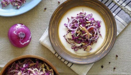 Red Cabbage and Apple Salad