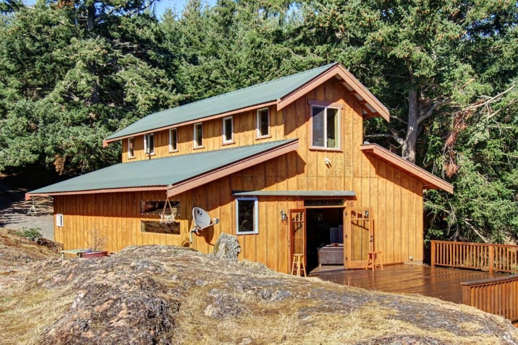 The back of the house.