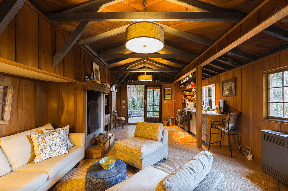 A view of the living room.