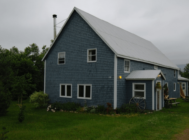 Cape Breton riverside barn