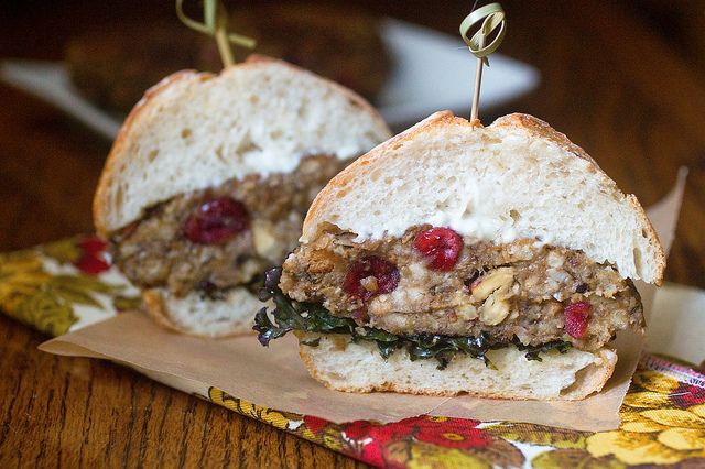Stuffed Thanksgiving Burger