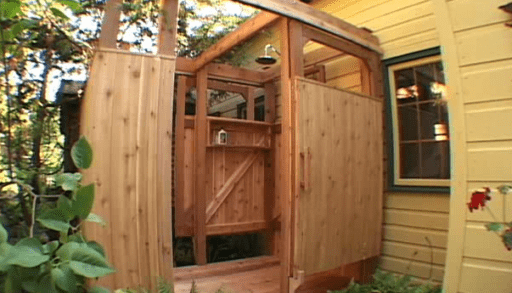 Outdoor shower