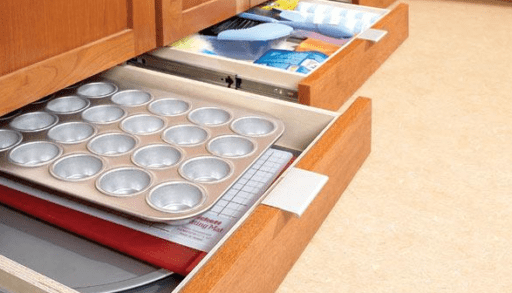 Under kitchen cabinets