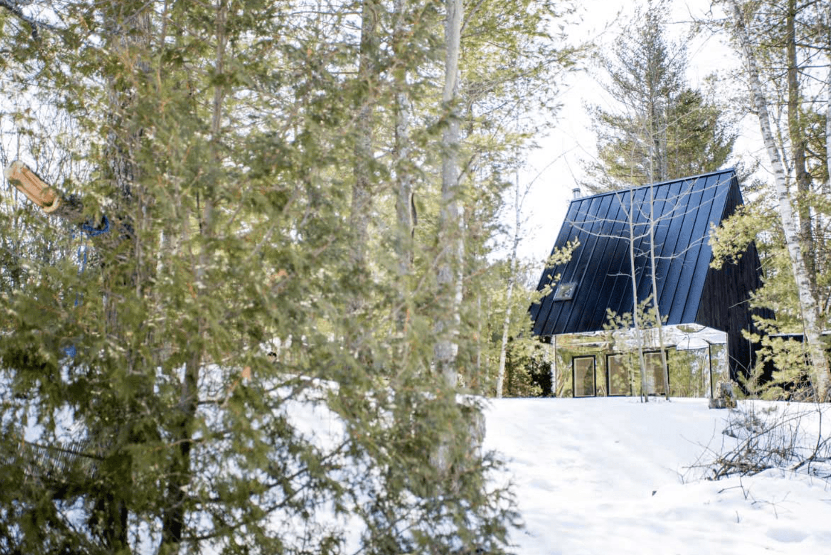 A secluded cabin in Ontario.
