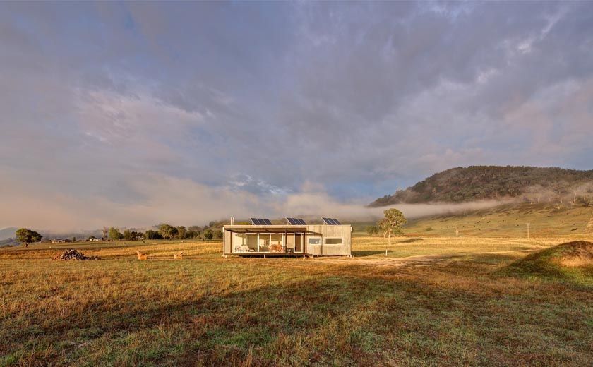 A secluded cabin in Australia.