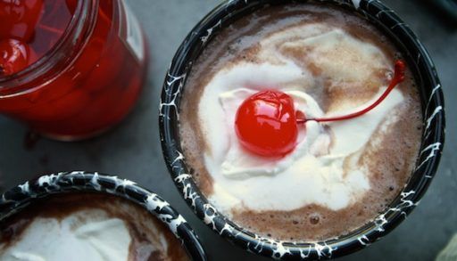 Cherry Vanilla Hot Chocolate