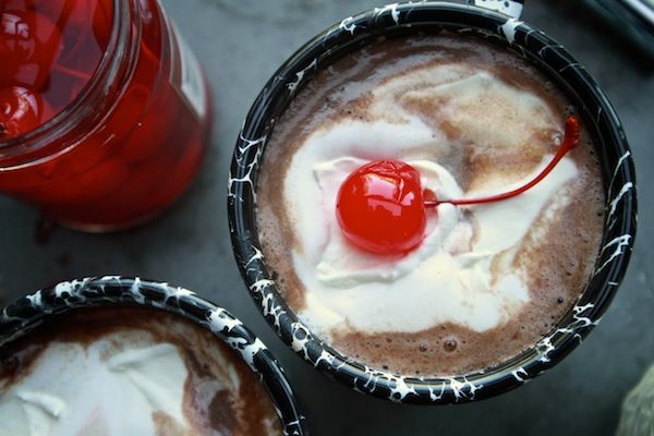 Cherry Vanilla Hot Chocolate