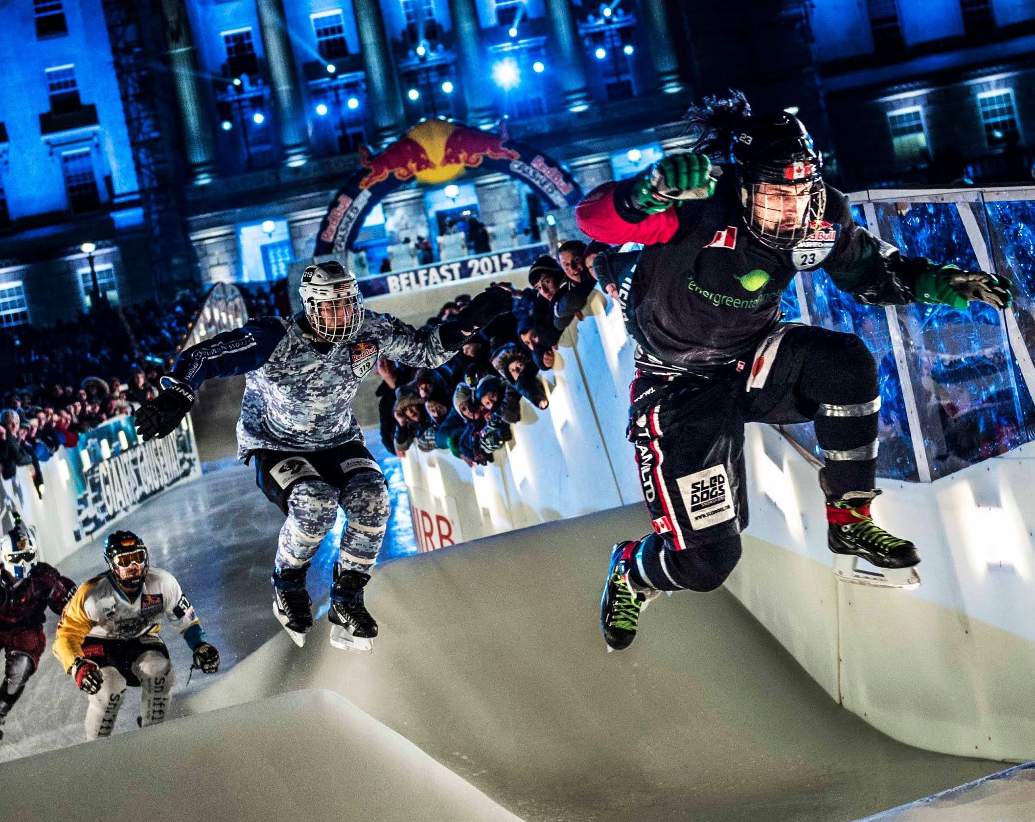 Ice cross downhill