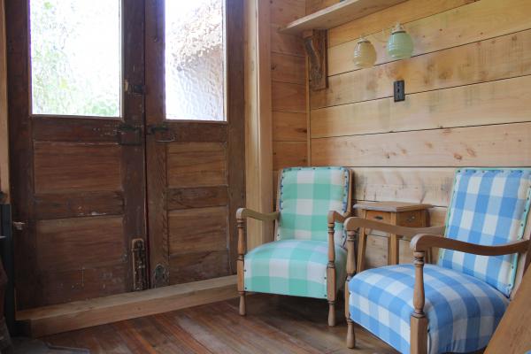 entranceway with chairs