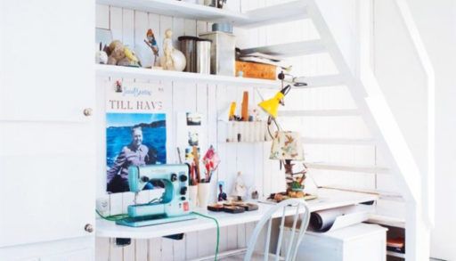 office space under stairs