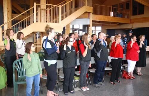 Even if you were born in Canada or are already a Canadian citizen, you can still take part in a citizenship ceremony