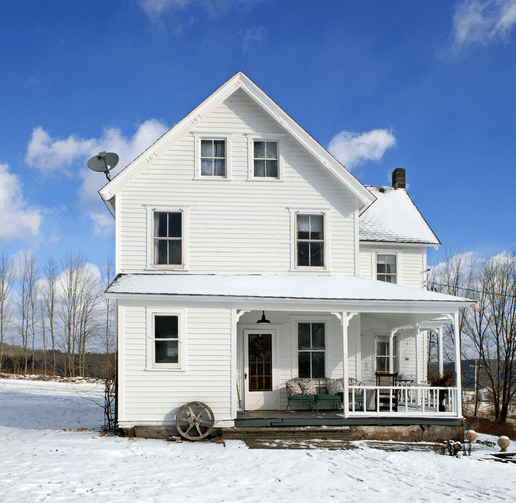Upstate New York farmhouse