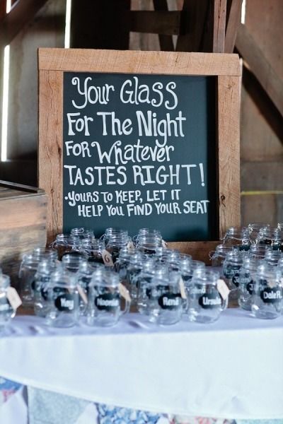 Mason jar glasses
