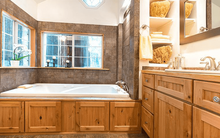 A tiny bungalow with a big deck