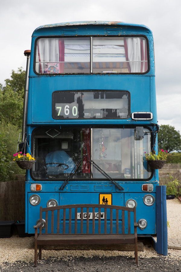 Betsy Blue double-decker bus