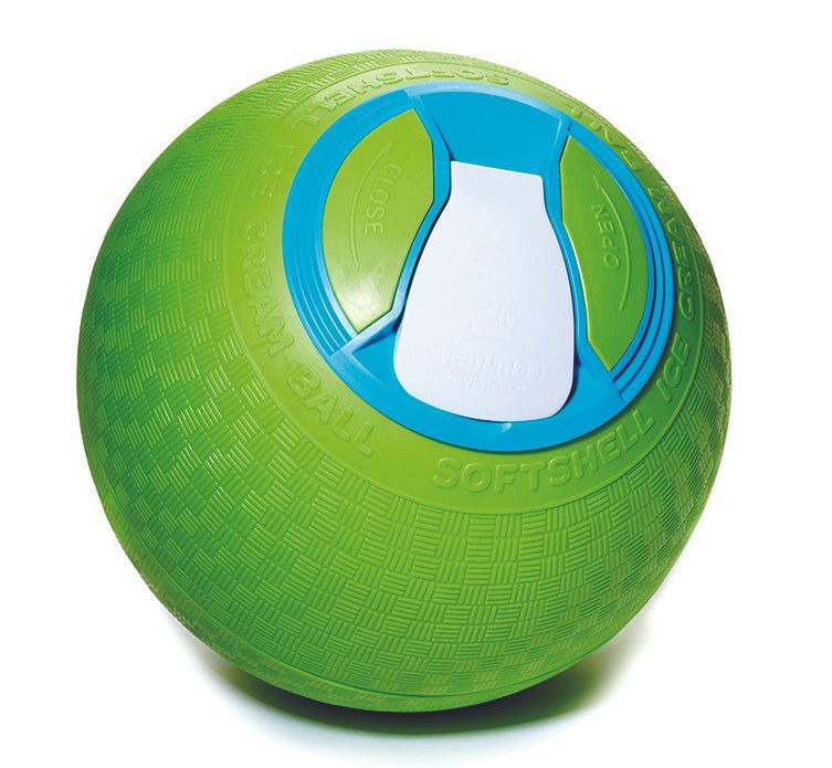 For the soccer fan: YayLabs! Softshell Ice Cream Ball ($50)