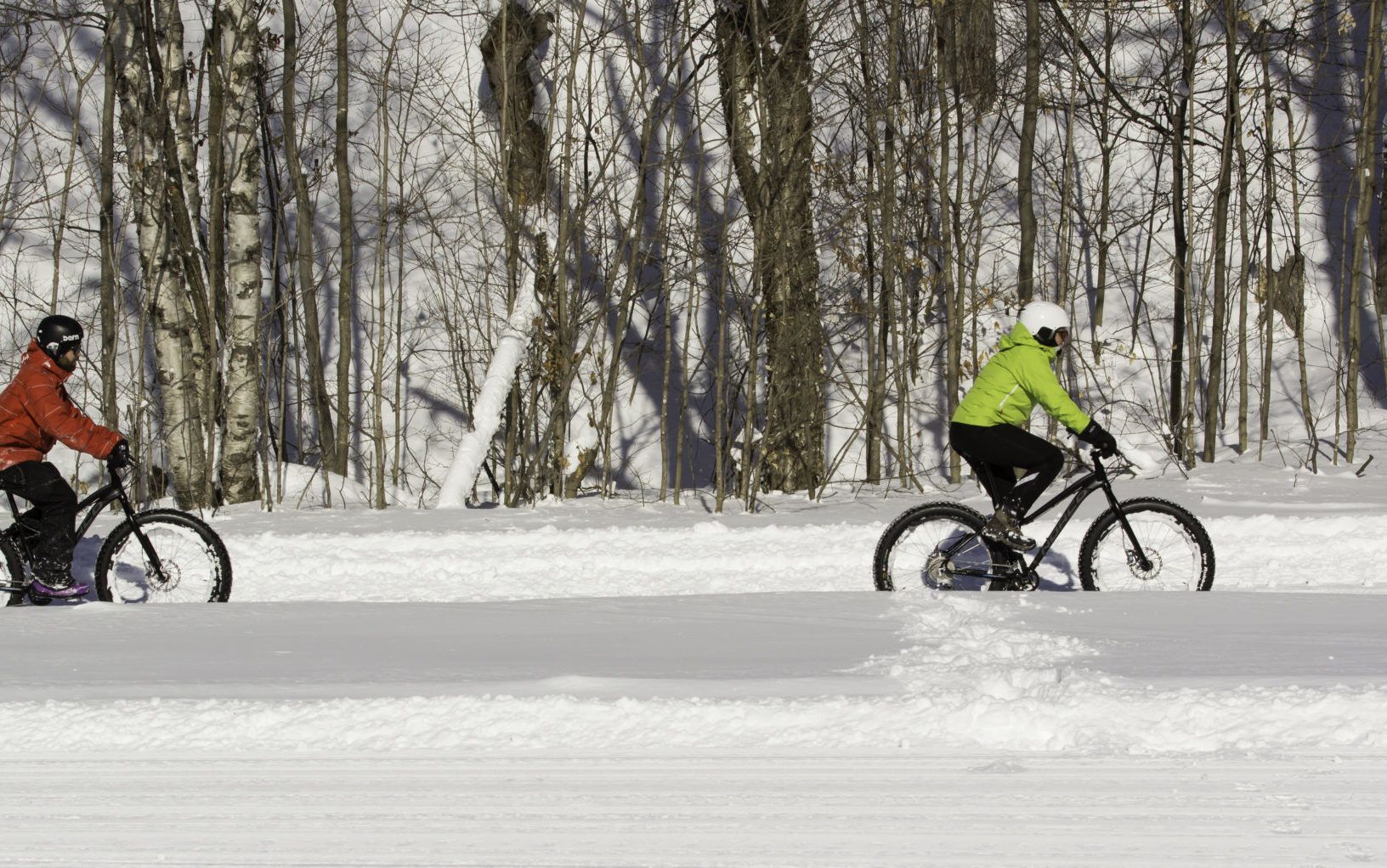 Pedal across the snow in Ontario