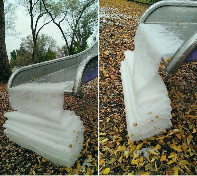 Slide snow