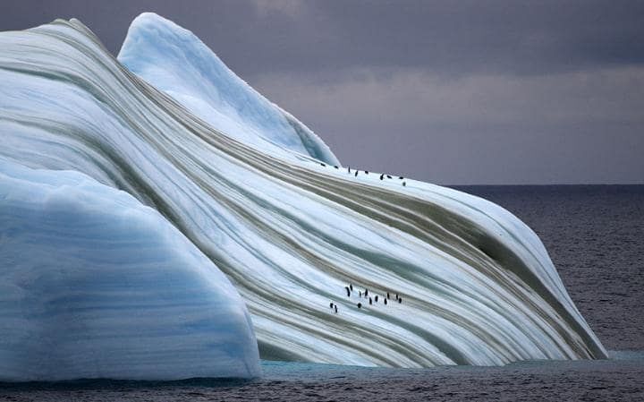 Striped iceberg