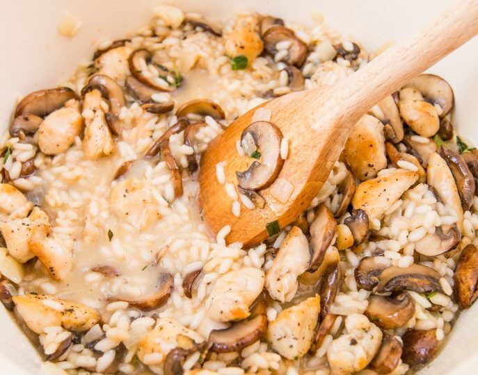 Mushroom risotto