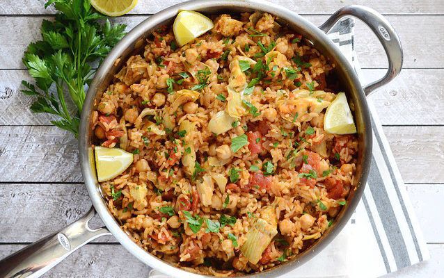 Spanish chickpeas and rice