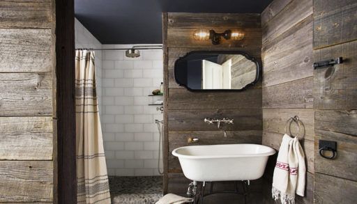Rustic washrooms