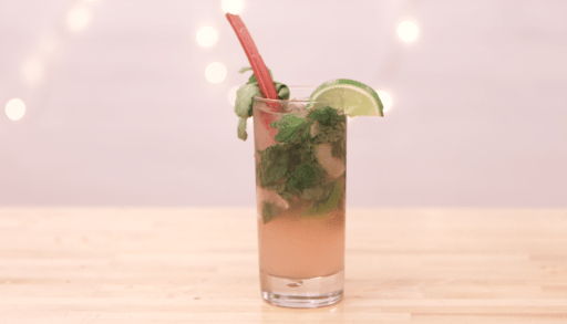 A Rhubarb Cocktail