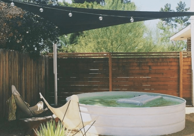 Add a shelter to keep the sun off