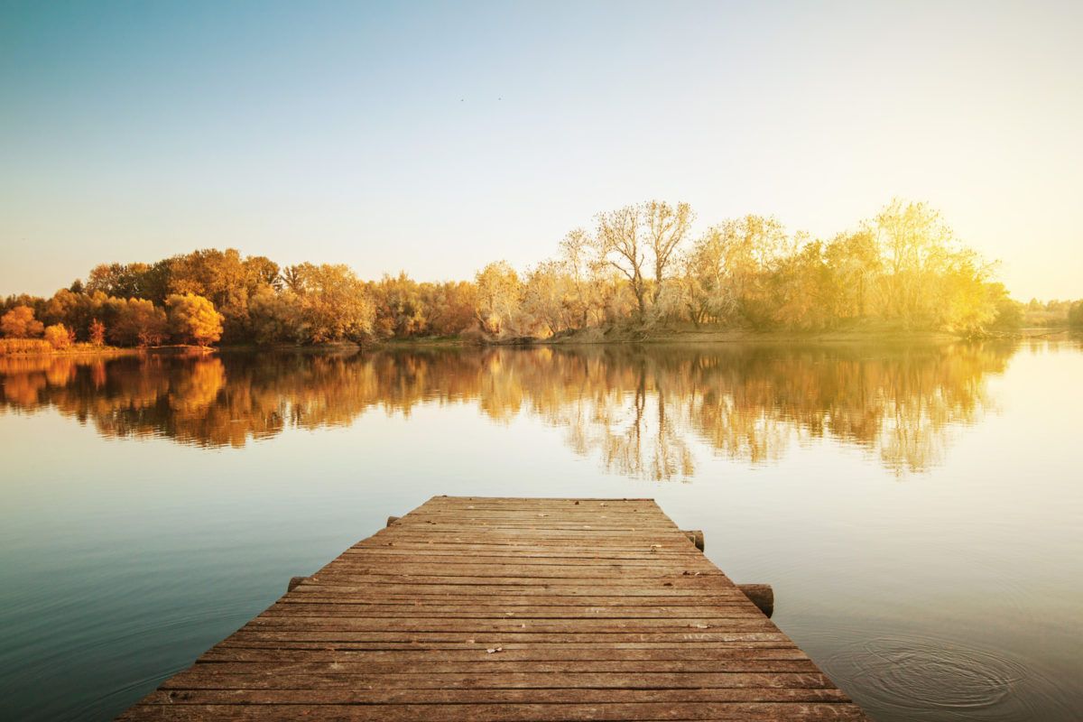 The lake on an Autumn day