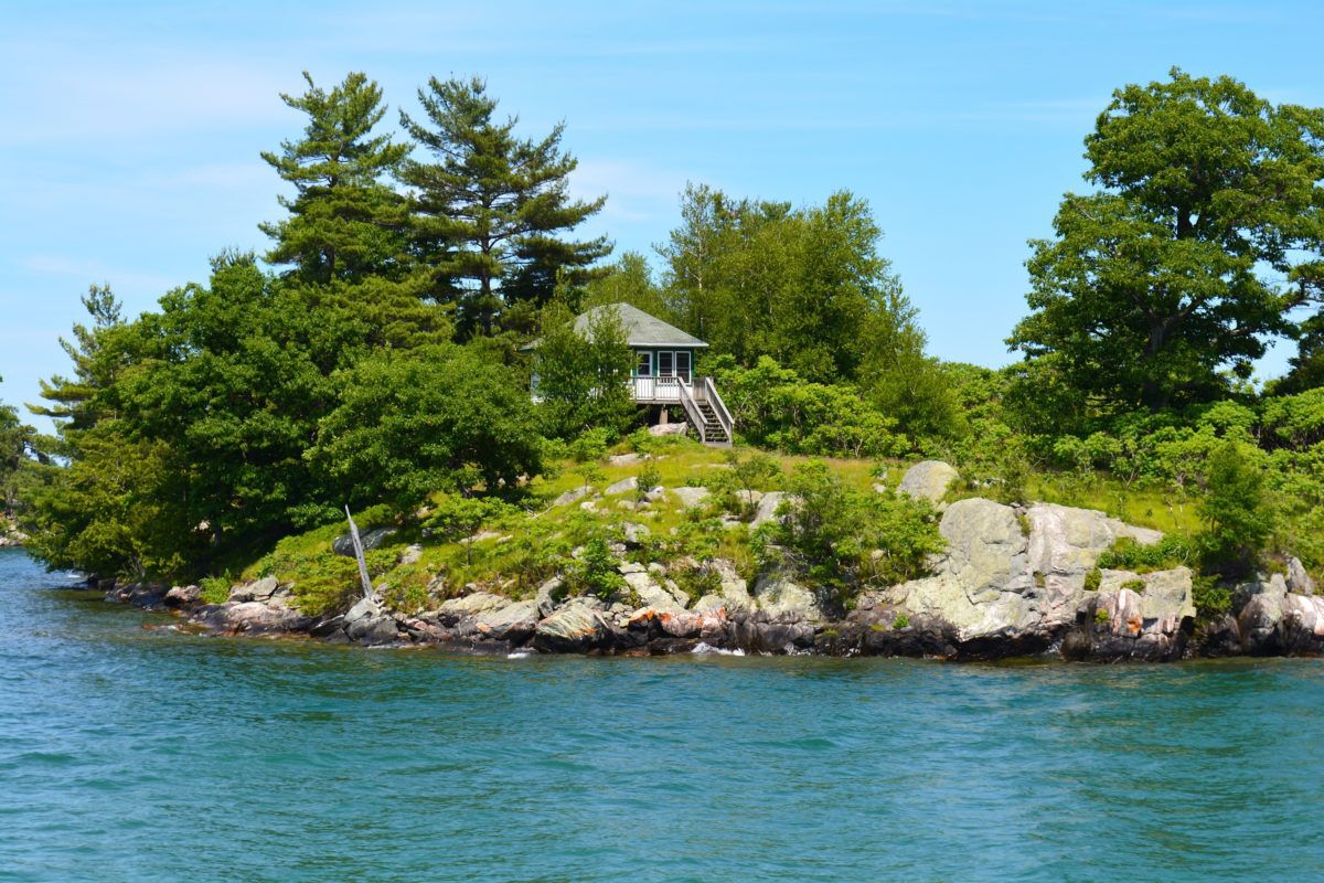 cottage on the water
