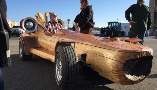 Motorized cedar car