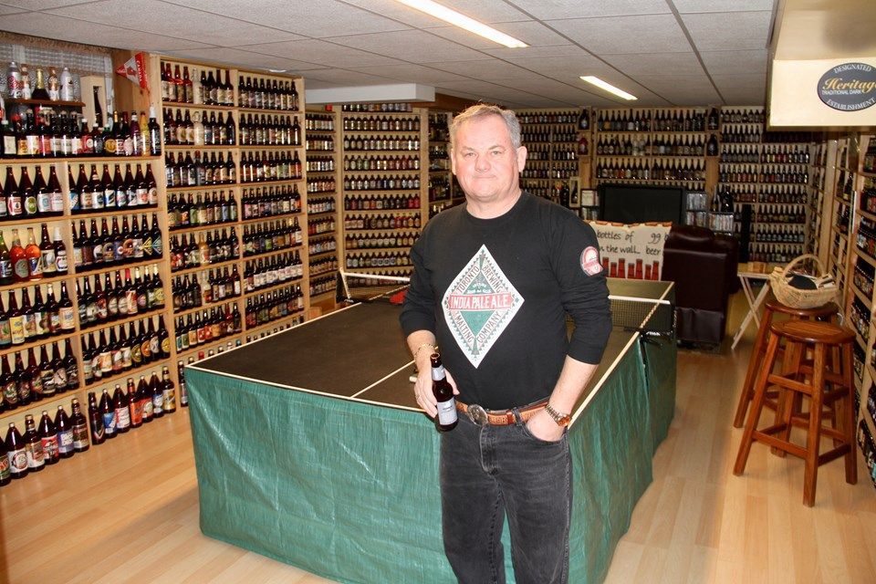 Matheson with his collection