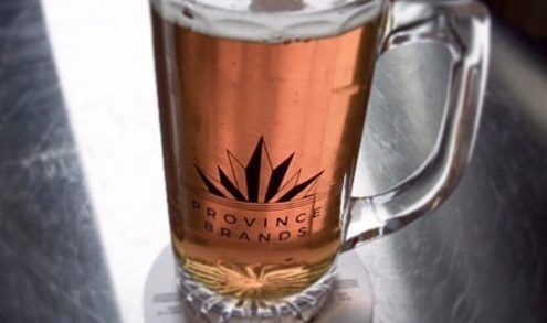 Glass of Province Brands beer