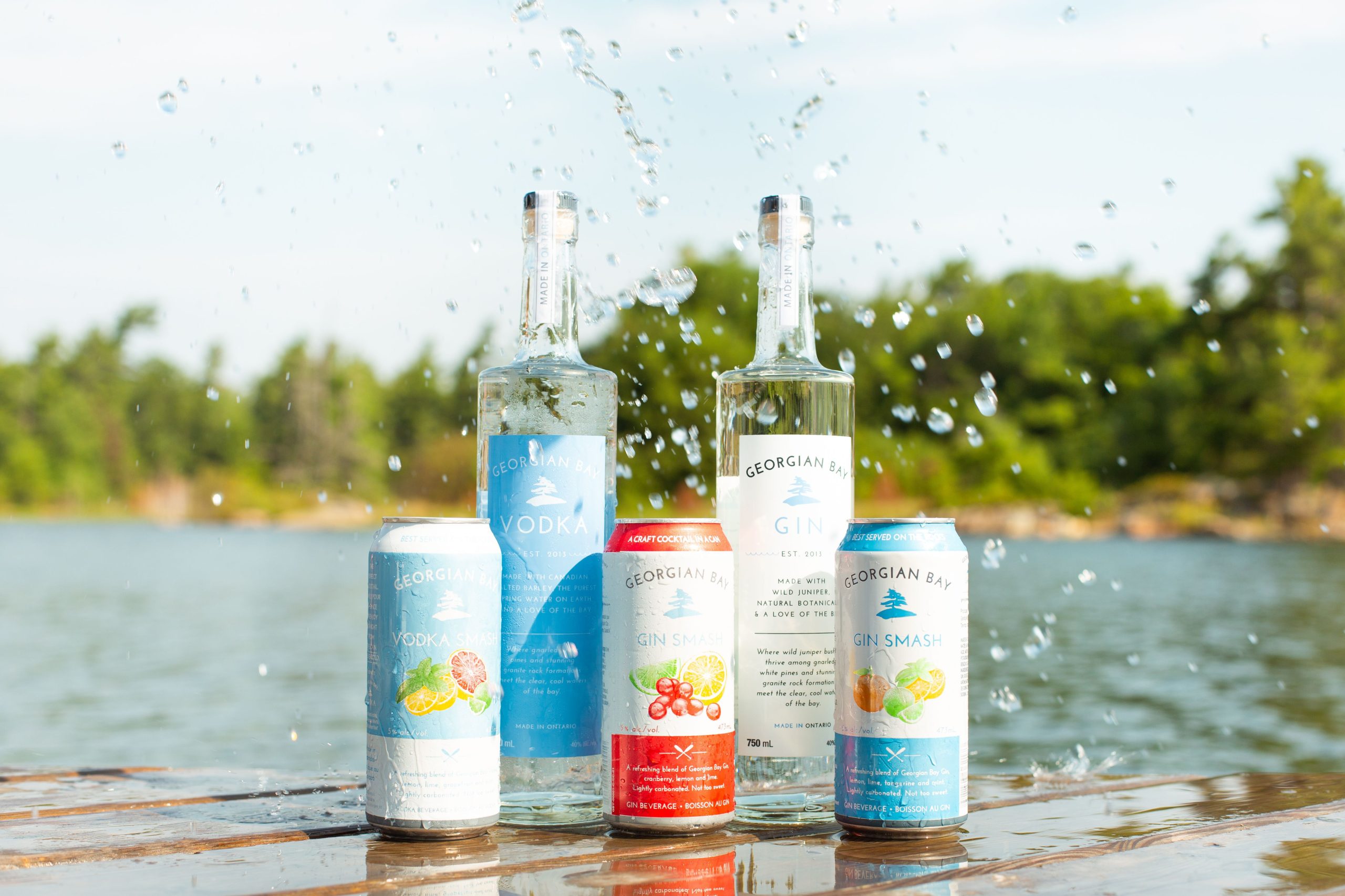 canned drinks of dock