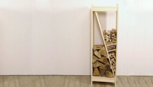 firewood box for stacking wood