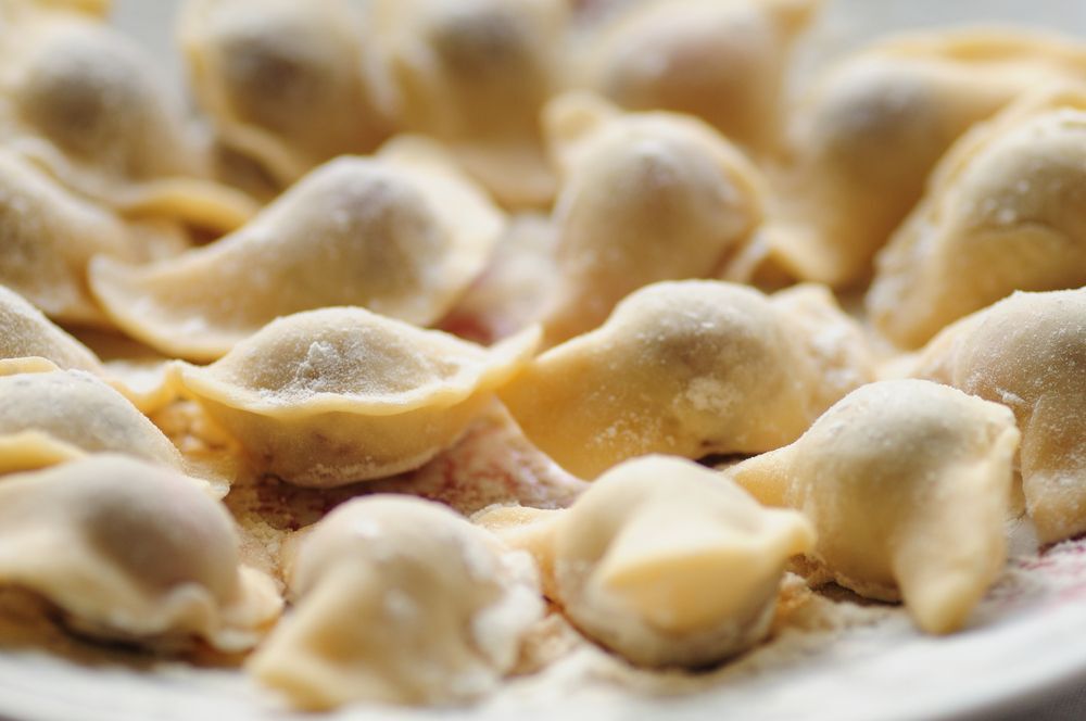 Pierogi before boiling