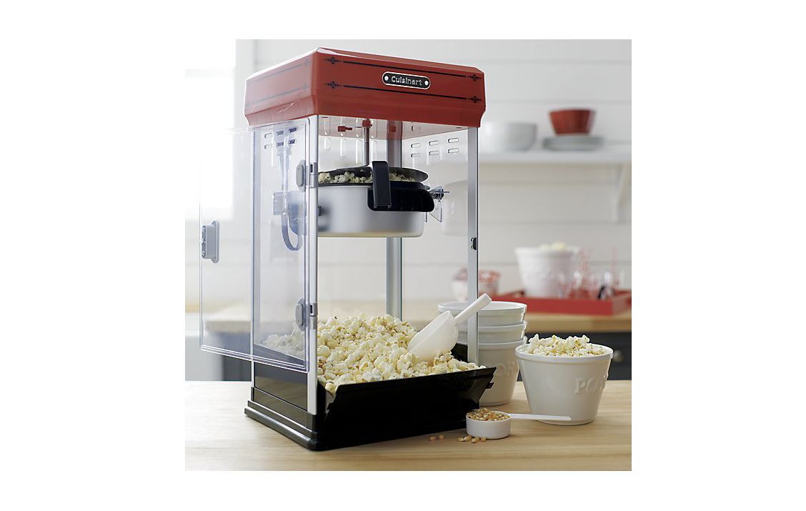 Crate and Barrel’s Cuisinart popcorn maker