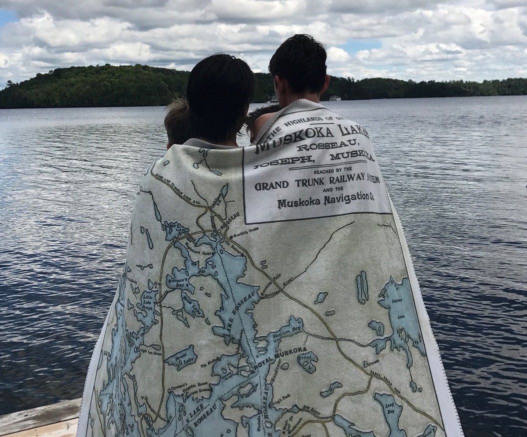 Tuck Shop's Lake Muskoka Vintage Blanket