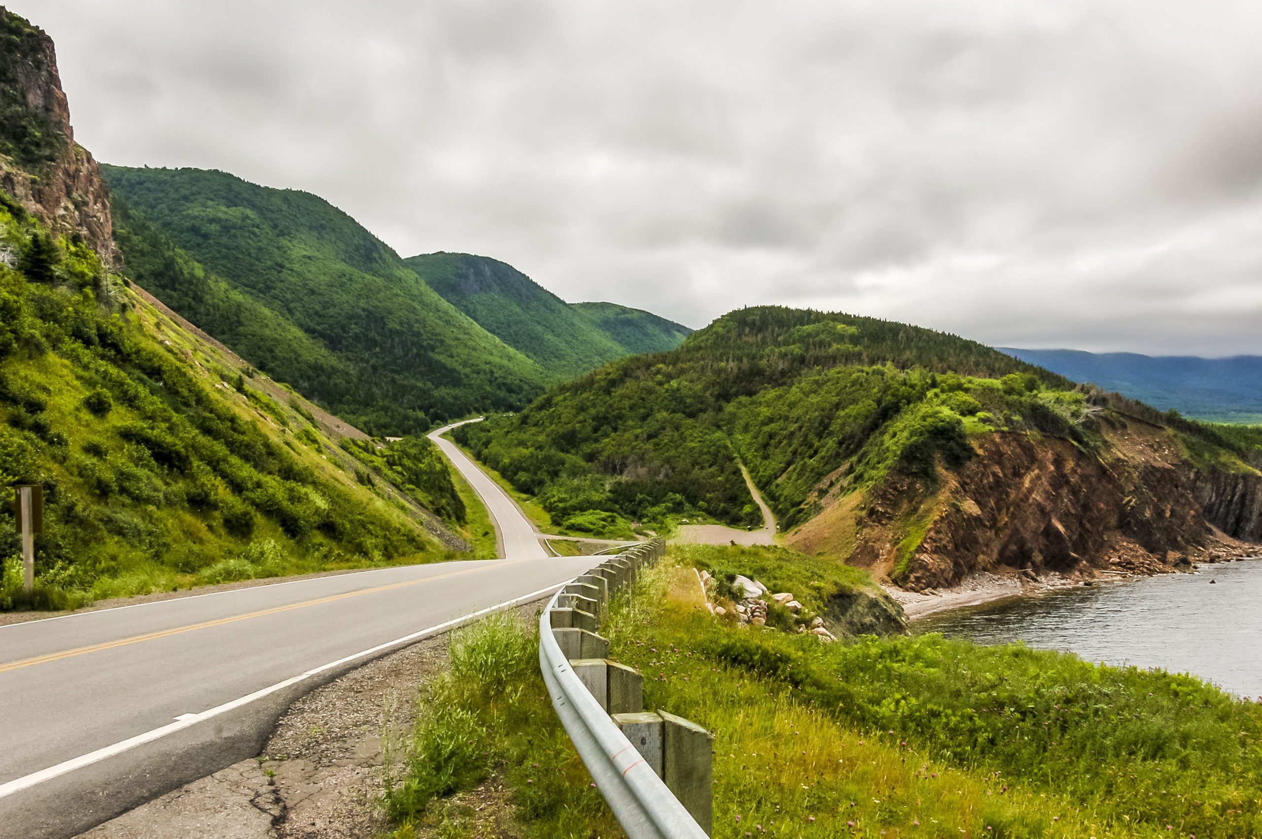 The Cabot Trail in Cape Breton, N.S.