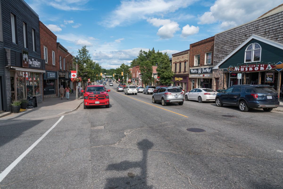 Huntsville-Ontario-downtown-core