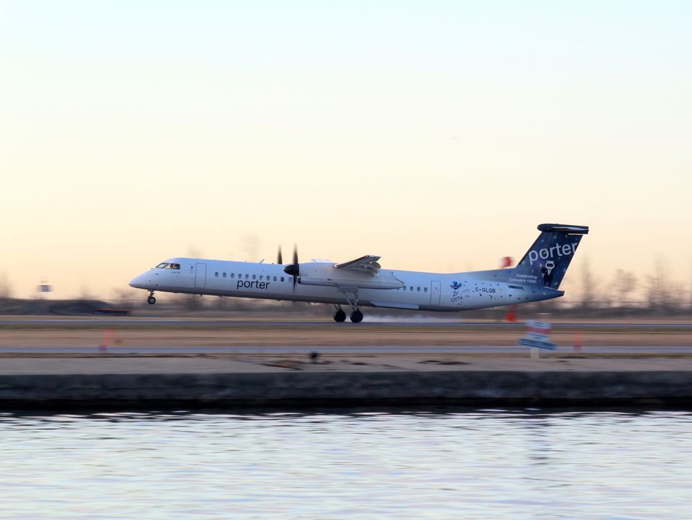 Porter Airlines at Billy Bishop Toronto City Airport