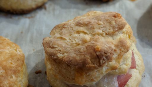 Hame and Cheese Sconewich