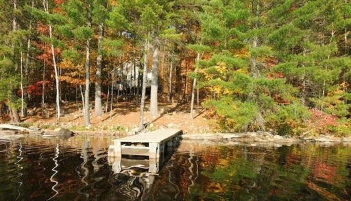 The waterfront Quebec cottage.