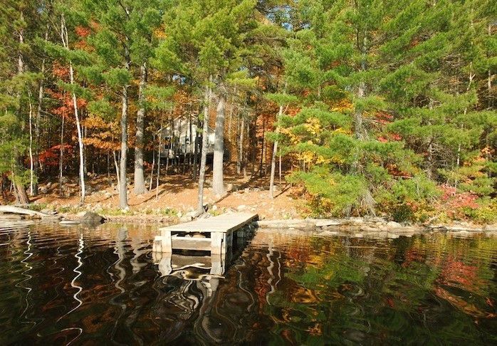 The waterfront Quebec cottage.