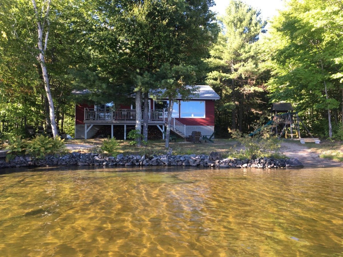 The Lake Muskoka cottage.