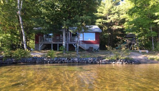 The Lake Muskoka cottage.