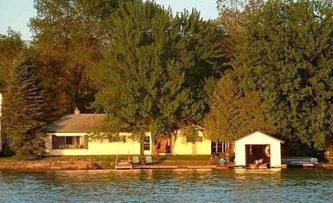 Cottage on waterfront property