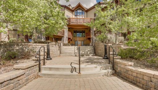 Entrance to condo building