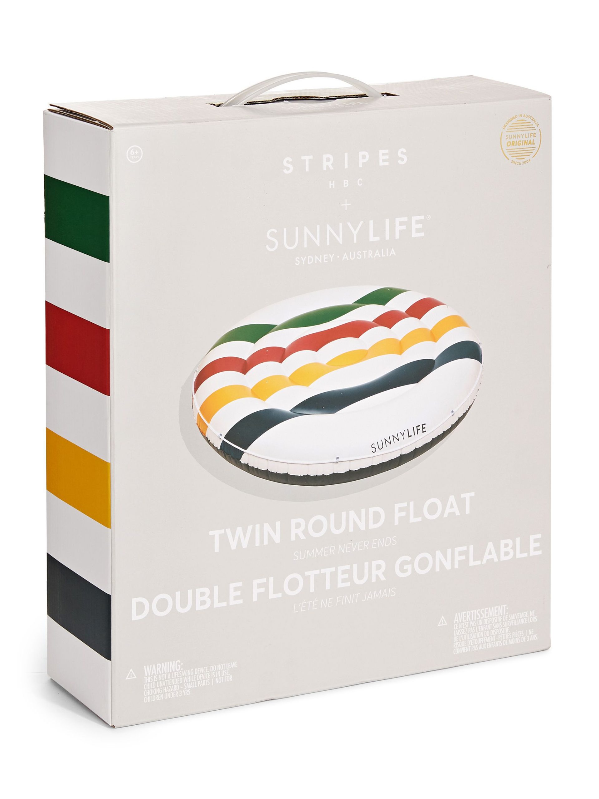 HBC stripe water float