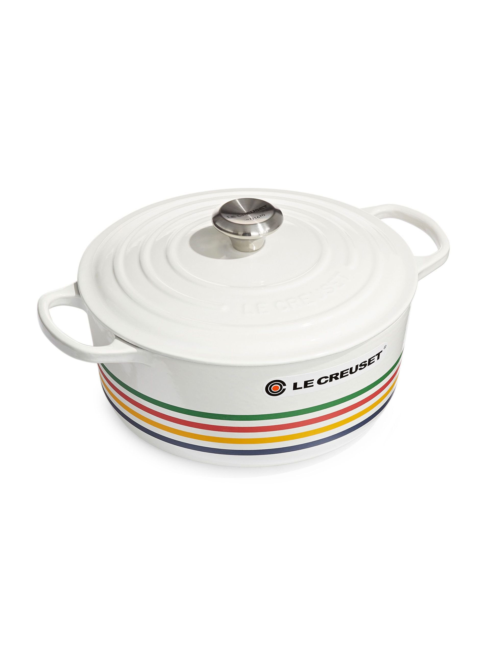 Le Creuset with HBC stripes
